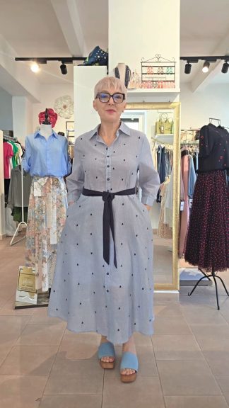 Abito chemisier con cuori