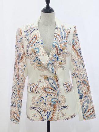 Giacca fantasia cachemire