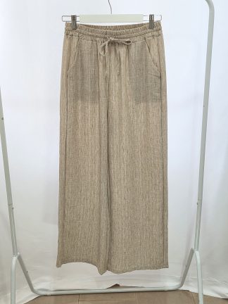 Pantalone gessato lurex