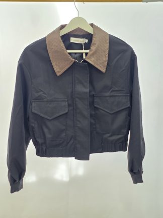 Giubbino cotone con inserti