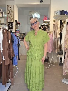 Completo oversize in sangallo