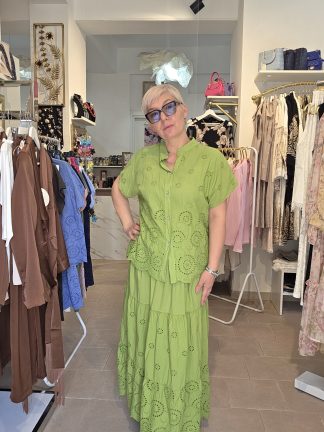 Completo oversize in sangallo