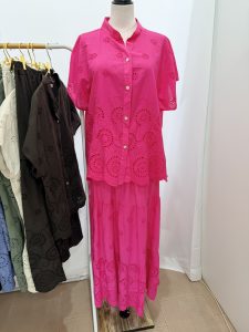 Completo oversize in sangallo