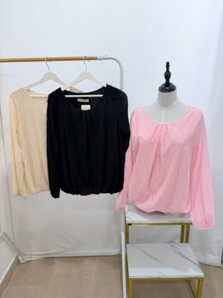 Blusa con motivi