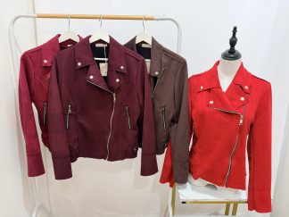 Chiodo suede (effetto scamosciato)