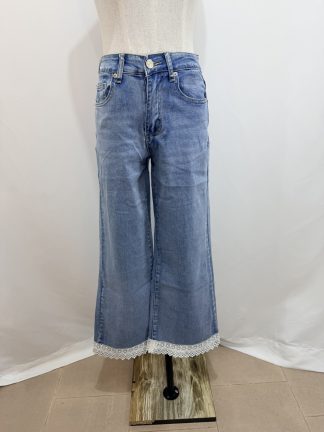 Jeans con pizzo